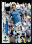 Topps 2019 Topps Chrome UEFA Champions League Refractor #19 Kevin De Bruyne