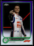 Topps 2022 Topps Chrome Formula 1 Racing Purple/Green Refractor #69 Mick Schumacher
