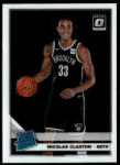Panini 2019-20 Donruss Optic #171 Nicolas Claxton