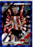 Panini 2019-20 Panini Chronicles Donruss Press Proof Premier League Blue Laser #150 Jan Bednarek 42/75