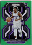 Panini 2021-22 Panini Prizm Green Prizms #312 Davion Mitchell