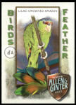 Topps 2021-22 Topps Allen and Ginter Birds of a Feather #BOF-5 Lilac-Crowned Amazon