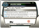Topps 2022-23 Bowman Chrome University #25 Jalen Cook