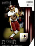 Panini 2018 Panini Playbook X's and O's #39 Derrius Guice