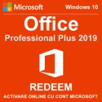 Microsoft Office 2019 Professional Plus, 32/64 bit, Toate limbile, Licenta electronica - Redeem