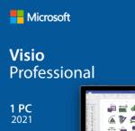 Microsoft Visio Professional 2021, 32/64 bit, Toate limbile, Licenta electronica pentru Windows