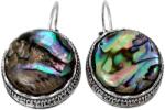  Cercei Mother of Pearl piatra nacru sau sidef, piatra prosperității, rotundă cu model