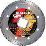 Diatech Kobra gyémánt vágótárcsa, greslap, gránitlap, kerámia 125x22, 2x10 mm