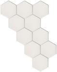 QLPLYZON Set 10 oglinzi autoadezive hexagonale tip fagure, 23X20CM