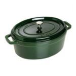 Villeroy & Boch Staub öntöttvas ovális lábas bazsalikomzöld 5, 5 l 31 cm