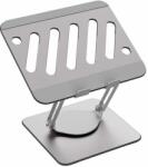 Rock Ultra Light Aluminum Laptop Stand - сгъваема алуминиева поставка за MacBook и лаптопи от 11 до 17 инча (сребрист)