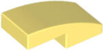 LEGO® Alkatrészek (Pick a Brick) Fényes Világos Sárga 1x2 Íves elem 6147726 (6147726)