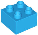 LEGO® Alkatrészek (Pick a Brick) Sötét azúr 2x2 DUPLO Kocka Elem 6167546 (6167546)