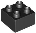 LEGO® Alkatrészek (Pick a Brick) Fekete 2x2 DUPLO Kocka Elem 343726 (343726)