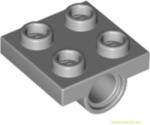 LEGO® Alkatrészek (Pick a Brick) Világos Kékesszürke 2x2 lapos elem alján csatlakozóval 4211359 (4211359)