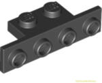 LEGO® Alkatrészek (Pick a Brick) Fekete 1X2/1X4 Sarokelem 4282746 (4282746)