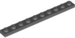 LEGO® Alkatrészek (Pick a Brick) Sötét Kékesszürke 1x10 Lapos Elem 4257526 (4257526)
