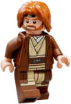 LEGO® Minifigurák Obi-Wan Kenobi - Reddish Brown Robe, Dark Orange Mid-Length Tousled with Center Part Hair sw1220 (sw1220)