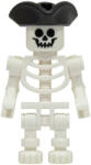 LEGO® Minifigurák Stuntz Skeleton - Black Pirate Triangle Hat cty1501 (cty1501)