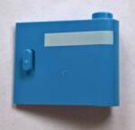 LEGO® Alkatrészek (Pick a Brick) Középkék 1x3x2 Jobboldali Ajtó Fehér Csíkkal 6236643 (6236643)