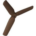 LEGO® Alkatrészek (Pick a Brick) Barna Propeller 3 Éllel 9 Átmérő 4121698 (4121698)