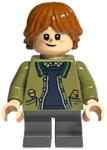 LEGO® Minifigurák Ron Weasley - Olive Green Jacket hp376 (hp376)