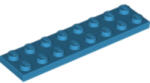 LEGO® Alkatrészek (Pick a Brick) Sötét azúr 2 x 8 Lapos elem 6216890 (6216890)