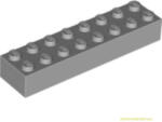 LEGO® Alkatrészek (Pick a Brick) Világos kékes-szürke 1X2X8 Elem 6037399 (6037399)