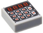 LEGO® Alkatrészek (Pick a Brick) Világos kékesszürke 1x1 csempe kijelzővel 6329583 (6329583)