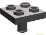 LEGO® Alkatrészek (Pick a Brick) Sötétszürke 2X2 Elem Tűvel 4210836 (4210836)