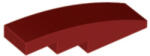 LEGO® Alkatrészek (Pick a Brick) Sötét piros 1x4 ívelt elem 6042953 (6042953)