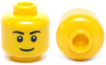 LEGO® Alkatrészek (Pick a Brick) Sárga Minifigura fej - Mosolygós Arccal (Tömöt Csatlakozóval) 3626cpb0628 (3626cpb0628)