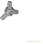LEGO® Alkatrészek (Pick a Brick) Világos Kékesszürke Háromágú Keresztcsatlakozó 4502595 (4502595)