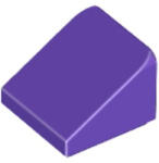 LEGO® Alkatrészek (Pick a Brick) Sötétlila 1X1X2/3 Tetőelem 4567509 (4567509)