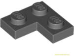 LEGO® Alkatrészek (Pick a Brick) Sötét kékes-szürke 1X2X2 Lapos Sarokelem 4210635 (4210635)