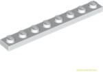 LEGO® Alkatrészek (Pick a Brick) Fehér 1X8 Lapos Elem 346001 (346001)
