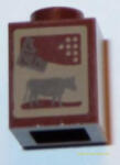 LEGO® Alkatrészek (Pick a Brick) Vörösesbarna 1x1 Kocka Csokis tej festéssel 3005pb024 (3005pb024)