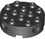 LEGO® Alkatrészek (Pick a Brick) Fekete 4x4 Kerek Technic Elem 4203866 (4203866)