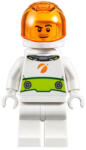 LEGO® Minifigurák Astronaut - Male, White Spacesuit with Lime Belt, Trans Orange Large Visor, Stubble and Smirk cty1009 (cty1009)