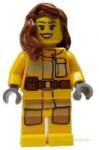 LEGO® Minifigurák Világos narancs tűzoltó hölgy cty0337 (cty0337)