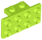 LEGO® Alkatrészek (Pick a Brick) Lime 1x2/ 2x4 Sarok elem 6195539 (6195539)