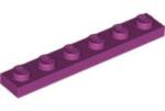 LEGO® Alkatrészek (Pick a Brick) Magenta 1X6 Lapos Elem 4654105 (4654105)