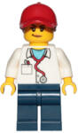 LEGO® Minifigurák Personal Trainer - Female, Red Ball Cap with Reddish Brown Ponytail cty1418 (cty1418)