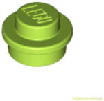 LEGO® Alkatrészek (Pick a Brick) Lime színű 1X1 Lapos Kerek Elem 4183133 (4183133)