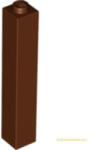 LEGO® Alkatrészek (Pick a Brick) Vöröses barna 1X1X5 Álló Elem 4226966 (4226966)