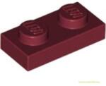 LEGO® Alkatrészek (Pick a Brick) Sötét piros 1X2 Bordó Lapos Elem 4539097 (4539097)