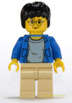 LEGO® Minifigurák Harry Potter - Kék felső, Barna nadrág hp004 (hp004)