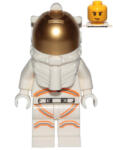 LEGO® Minifigurák Astronaut - Male, White Spacesuit with Orange Lines, Smirk, Cheek Lines, Black and Dark Tan Eyebrows cty1055 (cty1055)
