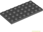LEGO® Alkatrészek (Pick a Brick) Sötét kékes-szürke 4X8 Lapos Elem 4211061 (4211061)
