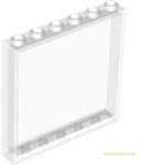 LEGO® Alkatrészek (Pick a Brick) Átlátszó 1X6X5 Fal Elem - Használt 4504229h (4504229h)